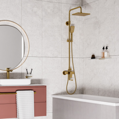 A15501 Душевой комплект со смесителем Wasserkraft фото в интернет-магазине Русалия