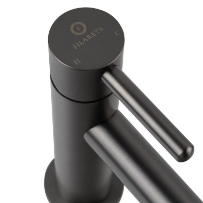 Смеситель для раковины FILARETE Roun FL5020BG, графит фото в интернет-магазине Русалия