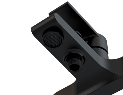 Смеситель для ванны Brasko Black А63108 черный Cersanit фото в интернет-магазине Русалия