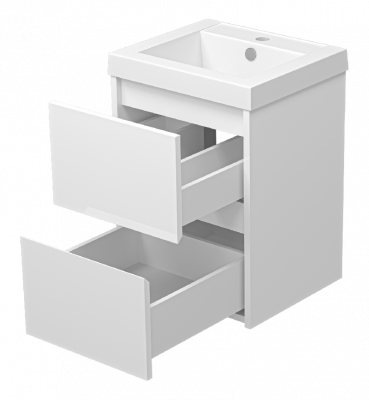 Тумба Алиса 40 подвесная с раковиной Misty Алиса 40 Misty фото в интернет-магазине Русалия