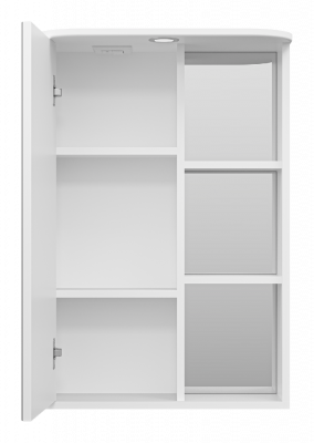 Зеркальный шкаф Венера 55 левый П-Внр04055-01СвЛ Misty фото в интернет-магазине Русалия