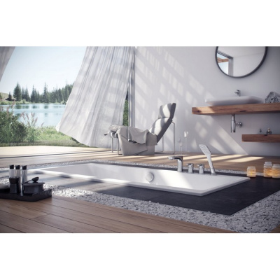 Акриловая ванна EXCELLENT Pryzmat Slim 170x75  WAEX.PRY17WHS фото в интернет-магазине Русалия