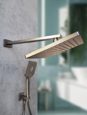 Душевая система с термостатом Lamberto 040411 GrMt AltroBagno фото в интернет-магазине Русалия