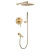 Душевая система встраиваемая Grocenberg GB5099MG-1, матовое золото фото в интернет-магазине Русалия