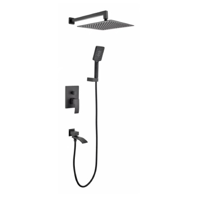 Душевая система встраиваемая Grocenberg GB5007BL, черный фото в интернет-магазине Русалия