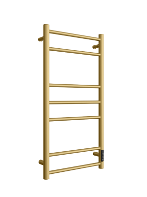 Полотенцесушитель ДВИН L neo 80/40 ЭлектрическийК диммер Золотой матовый 4657795054983 фото в интернет-магазине Русалия