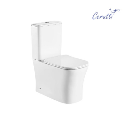 Унитаз MARMOLADA напольный безободковый Ceruttispa CT7777 (620х365х820) фото в интернет-магазине Русалия