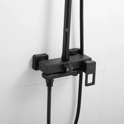 Душевая система Shevanik S8236H, черный фото в интернет-магазине Русалия