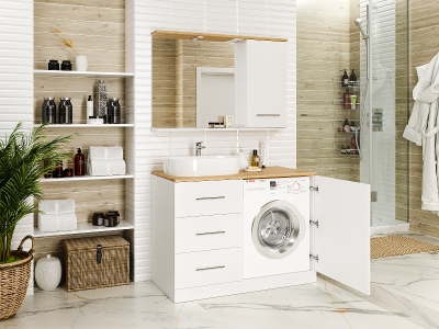 Зеркальный шкаф Респект 120 правый Э-Рес02120-1П Misty фото в интернет-магазине Русалия