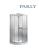 Кабина F811 душевая PARLY  80х80х210 см фото в интернет-магазине Русалия