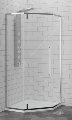 Душевой уголок трапеция 100х100 SV-81 RGW фото в интернет-магазине Русалия