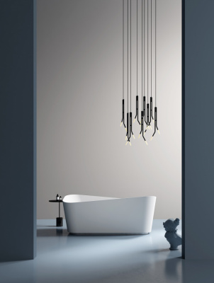 Ванна из искусственного камня ABBER Stein AS9609 белая матовая 170х75х70 см фото в интернет-магазине Русалия