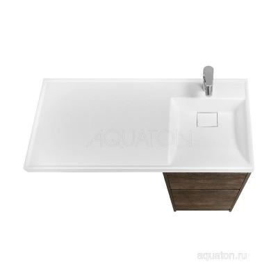 Тумба под раковину AQUATON Лондри 40 Дуб Кантри без фасада 1A267001LHDY0 фото в интернет-магазине Русалия