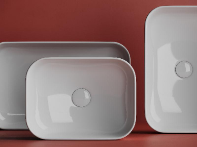 Умывальник чаша накладная прямоугольная Element 510*340*140мм CN5043 Ceramica Nova фото в интернет-магазине Русалия