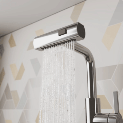 Смеситель для кухни с выдвижной лейкой RUSH Tinos (TI3732-18) фото в интернет-магазине Русалия