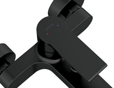 Смеситель для ванны Brasko Black А63108 черный Cersanit фото в интернет-магазине Русалия