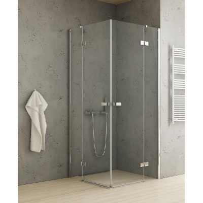 Душевое ограждение NEW TRENDY REFLEXA 90x80x200 EXK-5167 (хром) фото в интернет-магазине Русалия