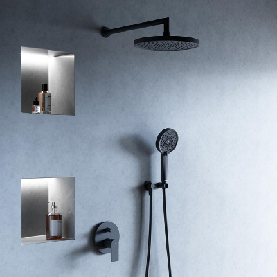 947520300 Apollo встраиваемая душевая система со смесителем для душа, черный Damixa фото в интернет-магазине Русалия