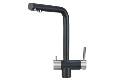 Смеситель для кухни GRANULA (2305, ШВАРЦ) фото в интернет-магазине Русалия