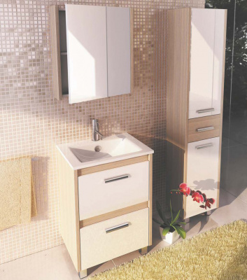 COMFORTY. Зеркало-шкаф "Тулуза-60" сосна лоредо фото в интернет-магазине Русалия