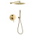 Душевая система встраиваемая (без излива) Grocenberg GB5099GO-3, золото фото в интернет-магазине Русалия