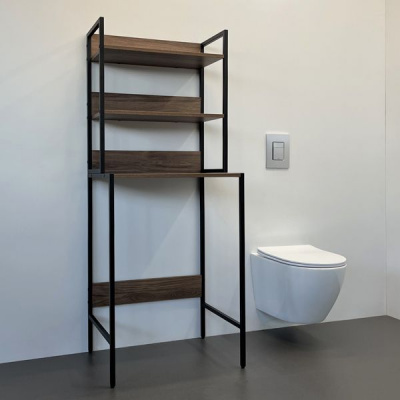 Стеллаж для стиральной машины Comforty дуб тёмно-коричневый фото в интернет-магазине Русалия