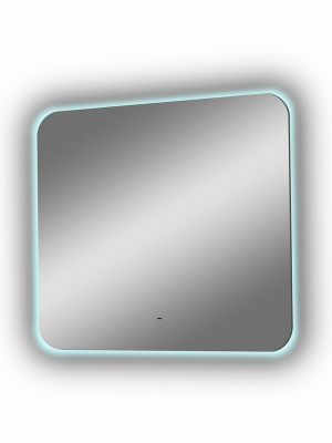 Зеркало с подсветкой Burzhe 800х700 бесконтактный сенсор овальный, открытая подсветка ЗЛП2457 Continent фото в интернет-магазине Русалия