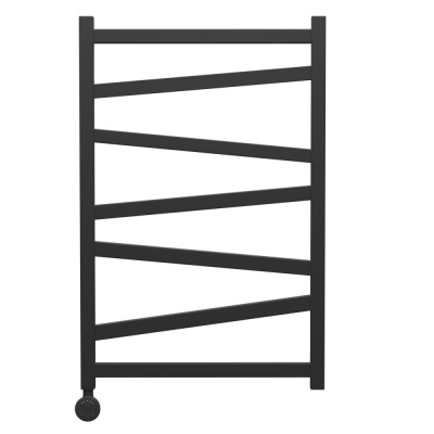 Полотенцесушитель электрический Point Феникс PN15158BE П7 500x800 левый/правый, черный фото в интернет-магазине Русалия