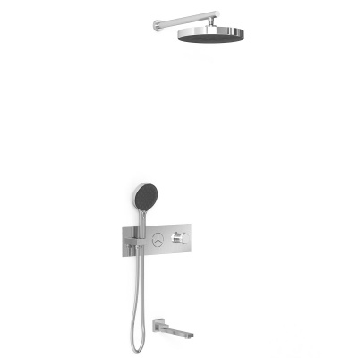 Душевой комплект VSFW-432TI2CH встраиваемый, хром Vincea фото в интернет-магазине Русалия