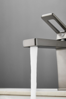 Смеситель для раковины HAIBA цвет: оружейная сталь (HB10732-3) фото в интернет-магазине Русалия