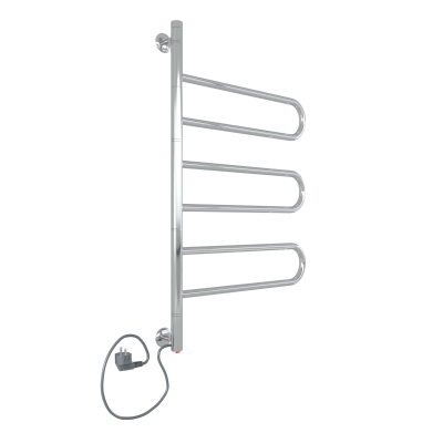 Полотенцесушитель электрический Veter 3P (electro) 75/45 (провод справа, Полиров.) INDIGO VTE75-45 фото в интернет-магазине Русалия