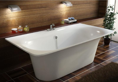 Ванна ПРИМА пустая, литой мрамор 1850х900 01010037 Astra-Form фото в интернет-магазине Русалия