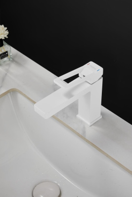 Смеситель для раковины HAIBA цвет: белый (HB10732-8) фото в интернет-магазине Русалия