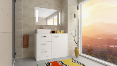 Тумба со столешницей Берн 120 под стиральную машину Style Line фото в интернет-магазине Русалия