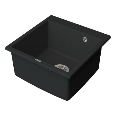 Мойка кухонная Point Арбель 51 PN3001B, черный фото в интернет-магазине Русалия