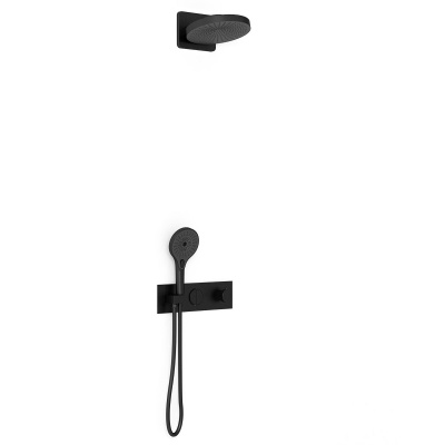 Душевой комплект VSFW-422TI1MB встраиваемый, черный Vincea фото в интернет-магазине Русалия