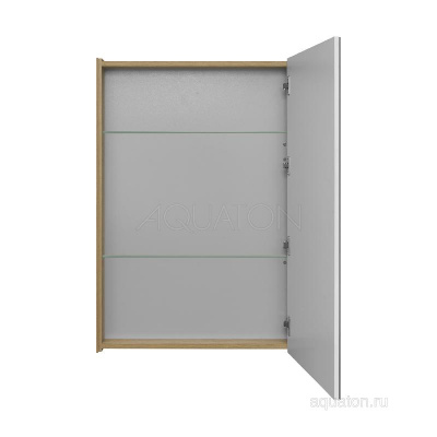 Зеркальный шкаф AQUATON Либерти 65 дуб эльвезия 1A279302LYC70 фото в интернет-магазине Русалия