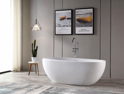 Акриловая ванна ABBER AB9285 170х80х60 см фото в интернет-магазине Русалия