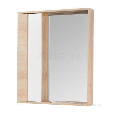 Зеркальный шкаф AQUATON Бостон 60 дуб эврика 1A240202BN010 фото в интернет-магазине Русалия