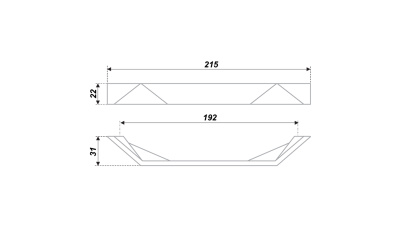 Ручка мебельная RS268CP.4/192 Belbagno фото в интернет-магазине Русалия