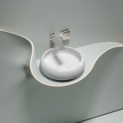 Умывальник чаша накладная круглая Element 360*360*120мм CN6050 Ceramica Nova фото в интернет-магазине Русалия