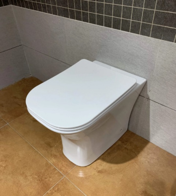 Унитаз VETTORE F приставной безободковый Ceruttispa  CT7841 (520х340х400) фото в интернет-магазине Русалия