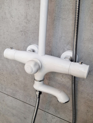 Душевая система с термостатом AltroBagno Beatrice 030405 Bi AltroBagnoBeatrice030405Bi фото в интернет-магазине Русалия