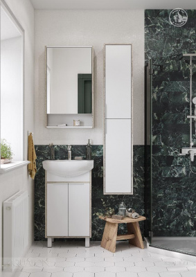 Тумба под раковину AQUATON Рико 50 белый, ясень фабрик 1A212401RIB90 фото в интернет-магазине Русалия