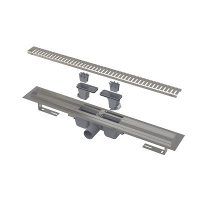 Водоотводящий желоб с решеткой APZ1SMART-LINE-550 AlcaPlast фото в интернет-магазине Русалия