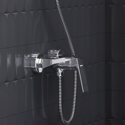 402000000 Merkur смеситель для душа, хром фото в интернет-магазине Русалия