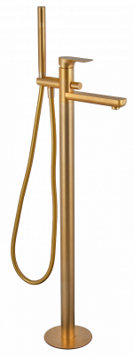 Смеситель для ванны Remer Infinity I08BG, золото брашированное фото в интернет-магазине Русалия