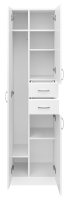 Шкаф - пенал Мисти 50 Э-05050-011 Misty фото в интернет-магазине Русалия