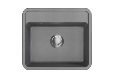 Кухонная мойка GRANULA Стандарт (5601, ГРАФИТ) фото в интернет-магазине Русалия