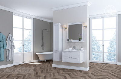 Пенал Леон подвесной белый 1A186503LBPS0 Акватон фото в интернет-магазине Русалия